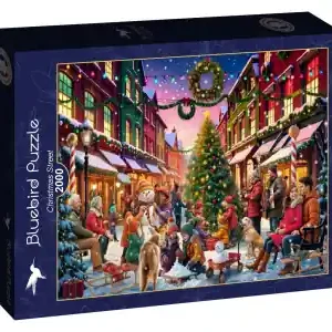 Bluebird Puzzle Christmas Street (2000) - Begränsat lager
