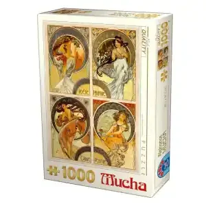 D-Toys Mucha - Arts (1000) - Hög kvalitet