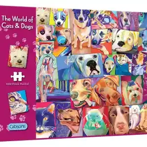 Toppsäljare - Gibsons The World of Cats & Dogs (1000)