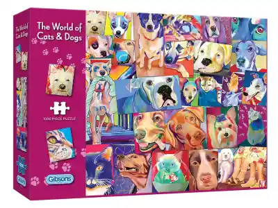 Toppsäljare - Gibsons The World of Cats & Dogs (1000)