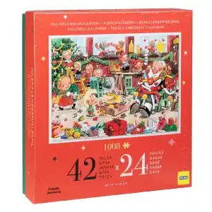 Peliko Pusselkalender - Julpyntningsdags! (1008) - Spara mer