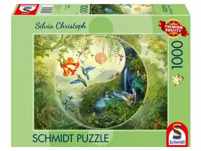 Riktigt fynd - Schmidt Silvia Christoph - Yin & Yang in the Forest of Hummingbirds (1000)