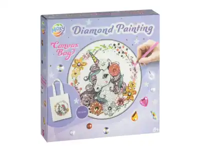 Nyhet hos oss - Moxy Diamond Painting Canvas Bag - Unicorn