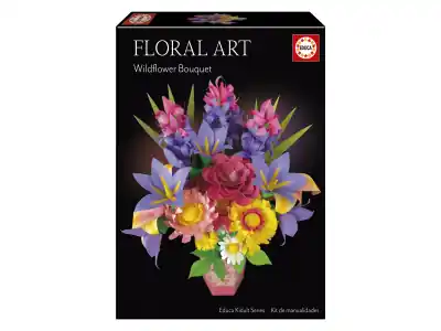 Rabatt - Educa Floral Art - Bukett med Vilda Blommor