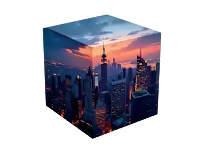 Educa 3D Puzzle Cube - New York Panorama (6 x 36) - Premium