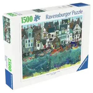 Utförsäljning | Ravensburger Harbour of Wonders - A Bustling Fantasy Port (1500)
