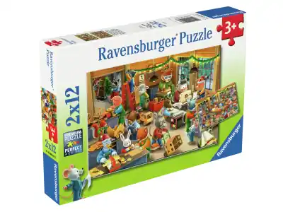 Kampanjpris - Ravensburger Christmas Toy Factory (2 x 12)