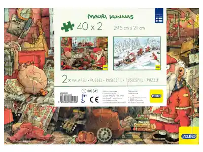 Nyligen tillagt - Peliko Rampussel - Mauri Kunnas, Tomteskoj i Förrådet & Pulkabacken (2 x 40)