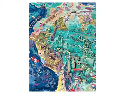 Water & Wines South America - Wine Puzzle (1000) | Extra rabatt