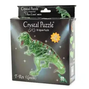 Crystal Puzzle T-Rex - Green (49) - Nyligen lanserat