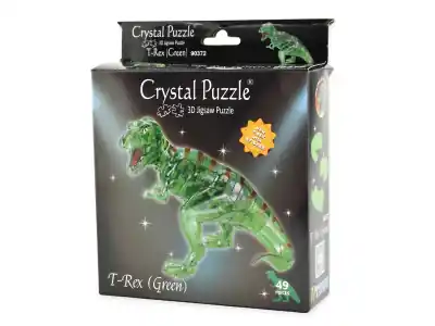 Crystal Puzzle T-Rex - Green (49) - Nyligen lanserat
