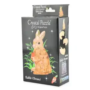 Crystal Puzzle Rabbit - Brown (41) - Rekommenderas