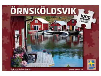 Kampanjen går snart ut | Svenskapussel Örnsköldsvik - Båthus i Bönhamn (1000)