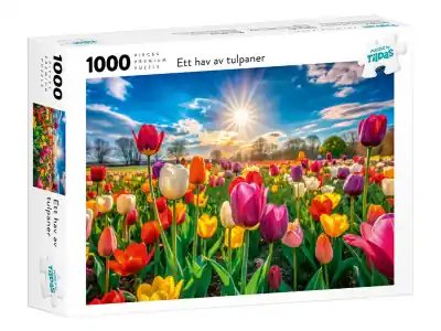 Topprodukt | Tildas Ett Hav av Tulpaner (1000)