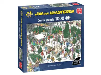 Få kvar i lager | Jan Van Haasteren Christmas Tree Market (1000)