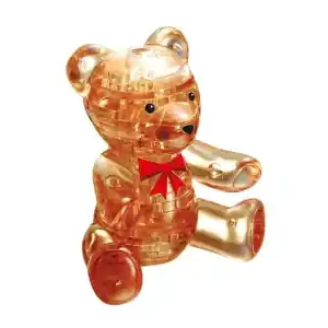 Fabrikspris - Crystal Puzzle Teddy Bear - Brown (41)