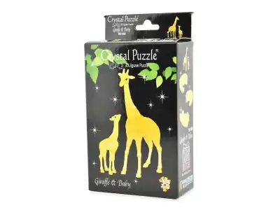 Dagens deal - Crystal Puzzle Giraffe & Baby (38)