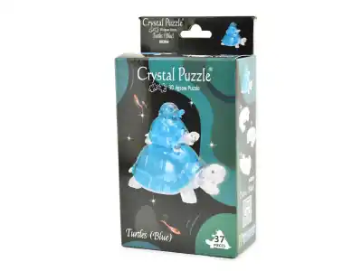 Under begränsad tid | Crystal Puzzle Turtles - Blue (37)