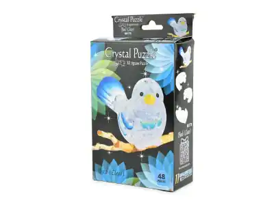 Finns tillgänglig | Crystal Puzzle Bird - Clear (48)