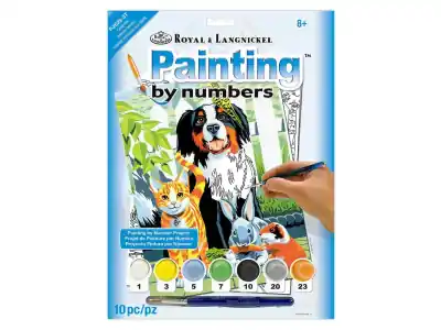 Få kvar i lager - Royal & Langnickel Painting by Numbers - Family Pets