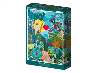 Extra rabatt | Pieces & Peace Jungle Heart (1000)