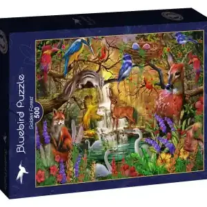 Bluebird Puzzle Ciro Marchetti - Golden Forest (500) | Dagens deal