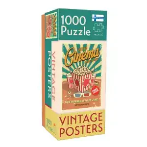 Tactic Vintage Posters - Retro Cinema (1000) - Nedsatt pris