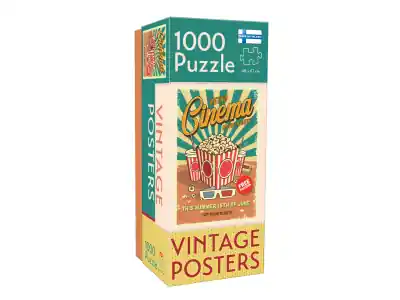 Tactic Vintage Posters - Retro Cinema (1000) - Nedsatt pris