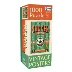 Tactic Vintage Posters - Soccer Championship (1000) - Utförsäljning