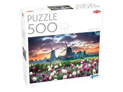Tactic Old Mills and Tulips (500) | Nytt i webbutiken