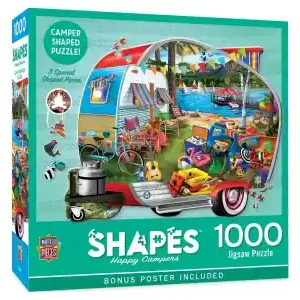 Missa inte - MasterPieces Shapes - Happy Campers (1000)