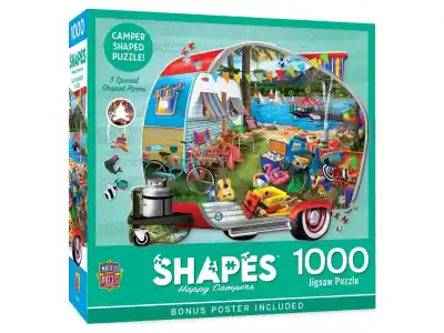 Missa inte - MasterPieces Shapes - Happy Campers (1000)