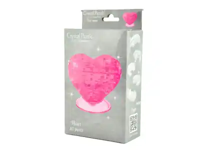 Crystal Puzzle Heart - Pink (46) - Toppsäljare