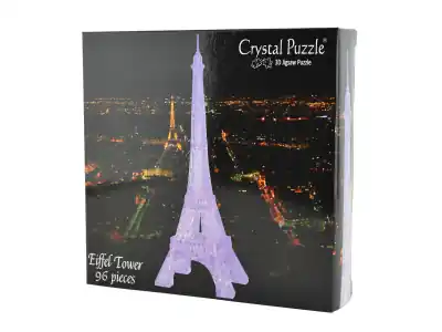 Crystal Puzzle Eiffel Tower - Clear UV (96) | Bästa pris