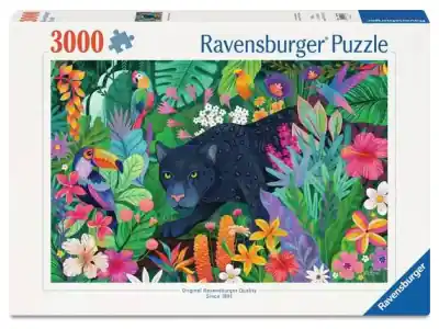 Ravensburger Panther in Flower Jungle (3000) - Endast idag