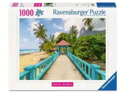 Ravensburger Beautiful Walkways - Stefan Hefele, Colourful Bridge in Malaysia (1000) | Klar att skickas