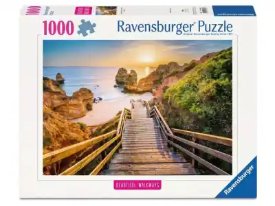 Ravensburger Beautiful Walkways - Stairway to Camilo Beach, Algarve (1000) - Expressfrakt