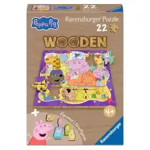 Bästa pris - Ravensburger Wooden Träpussel - Greta Gris (Peppa Pig) (22)