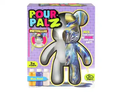 Pour Palz - Björn, Metal (blå, guld, silver) - Fabrikspris