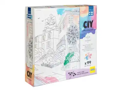 Peliko CIY-Pussel Vattenfärg, Villakvarter (99) - Bästa pris