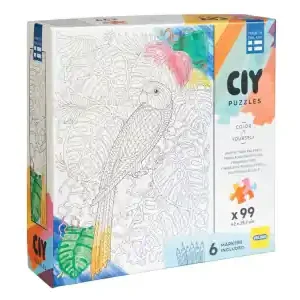 Peliko CIY-Pussel Filtpennor, Papegoja (99) - Skynda dig