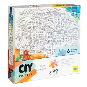 Kanonerbjudande - Peliko CIY-Pussel Filtpennor, Stad (99)