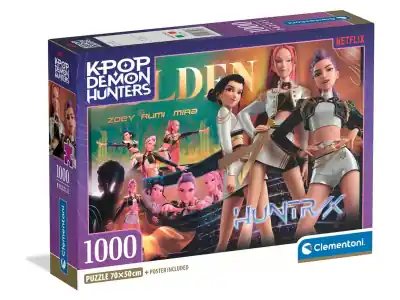 Clementoni K-Pop Demon Hunters - Golden Huntrix (1000) | Bara denna vecka