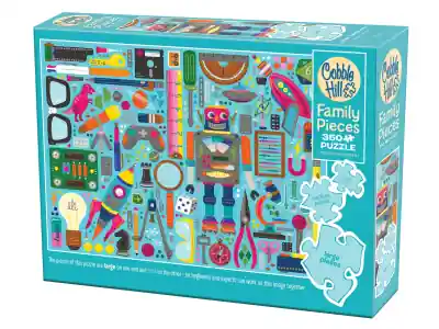 Cobble Hill Family Pieces - Nerdy Junk Drawer (350) | Precis lanserat