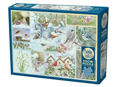 Cobble Hill Garden Birds in Winter (500) - Erbjudande