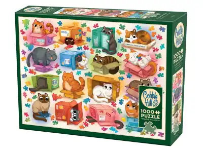 Cobble Hill Cats vs Puzzles (1000) - Handla säkert