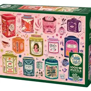 Beställ online - Cobble Hill Tea Tin Treasures (1000)