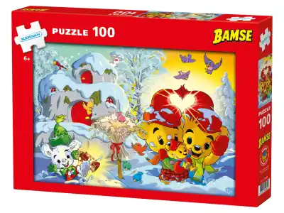 Kärnan Bamse - Ute i snön (100) | Tillverkarpris