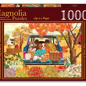 Magnolia Dog in the Car (1000) - Finns tillgänglig