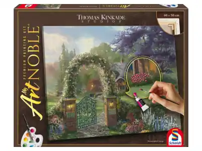 My Art Noble Premium Painting Kit - Thomas Kinkade, Hummingbird Cottage - Mycket efterfrågad